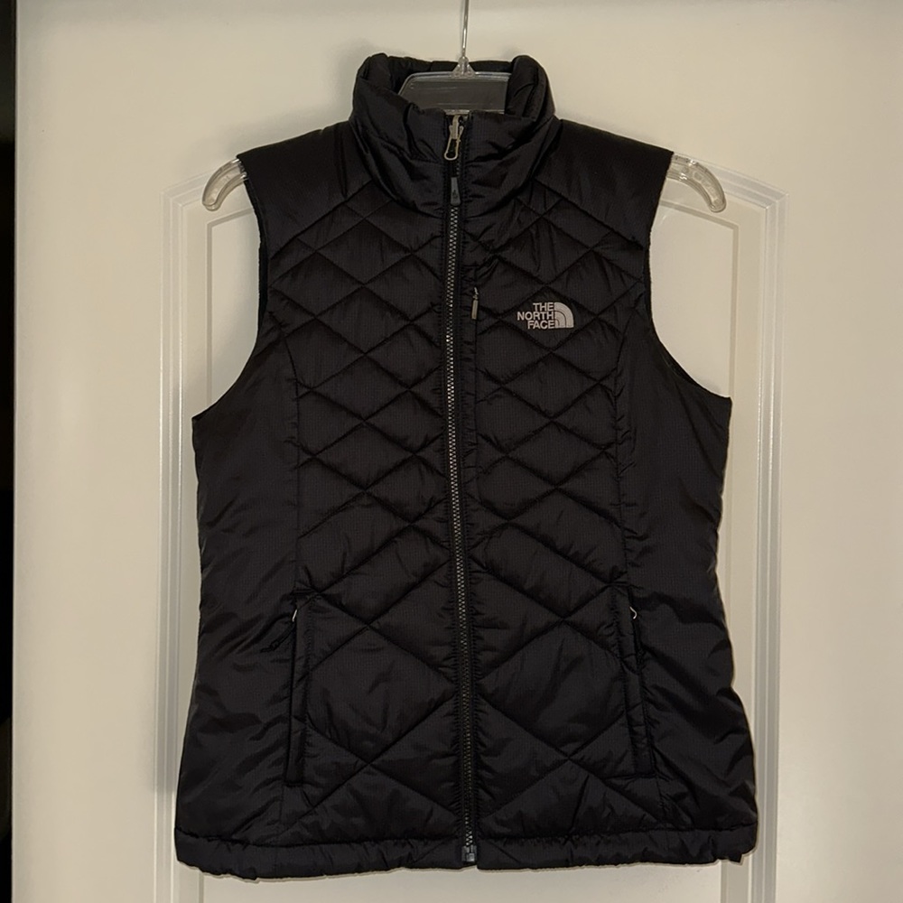 The North Face women’s puffy zip-up vest